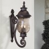 Minka Lavery Rustic Outdoor Wall Light Fixture Heritage Bronze 27 3/4" Mouth Blown Ribbed Glass for Post Exterior Deck Porch Patio - 2 of 4