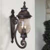 Minka Lavery Rustic Outdoor Wall Light Fixture Heritage Bronze 27 3/4" Mouth Blown Ribbed Glass for Post Exterior Deck Porch Patio - image 2 of 4