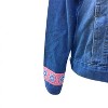 Women's Pansy Flower Jean Jacket - Hadley Pollet - 3 of 4