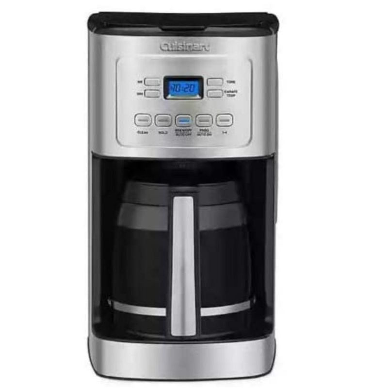 Cuisinart DCC-1800FR 14 Cup Programmable Coffee Maker with Hotter Coffee Option Silver - Certified Refurbished, 1 of 4