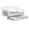 Twin Size Metal Daybed with Trundle for Bedroom - 2 of 4