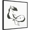 Amanti Art Pears BW by Chris Paschke Canvas Wall Art Print Framed 22 x 22-in. - 3 of 4