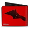Adult The Batman Movie Bat Wings Weathered Bi-Fold Wallet - 2 of 3