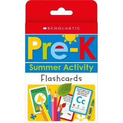 Prek Summer Activity Flashcards (Preparing for Prek): Scholastic Early Learners (Flashcards) - (Mixed Media Product)