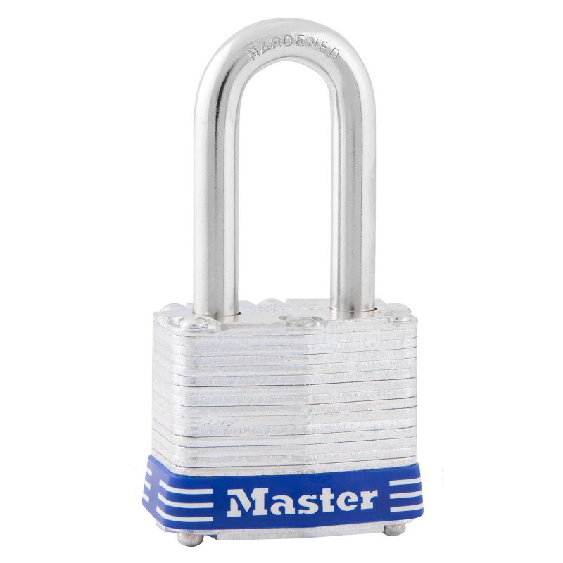 Master Lock Shackle 1 9/16" Key Padlock, 3 of 5