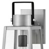 Lark Hugh 1 - Light Lantern in  Antique Brushed Aluminum/Black - 4 of 4