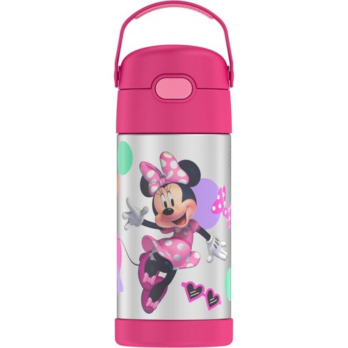 Thermos  FUNtainer  12 oz Vacuum Insulated  Thermos Bottle  Pink 