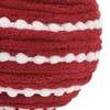 TopComfy Decorative Object Christmas Ball Ornaments for Holiday Party Decor Set, Red, 3.9"*3.9"*3.9" - 4 of 4