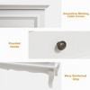 RoyalCraft 2 Pack Wood 3 Drawer Modern Nightstand Set, Storage Furniture Cabinet for Bedroom and Living Room, 32 Inches, White - 4 of 4