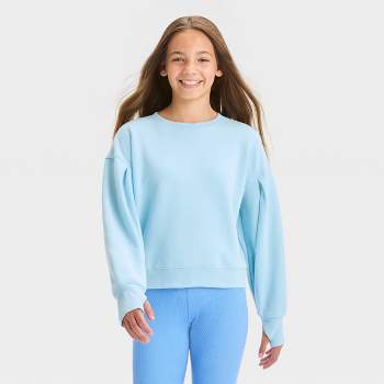 Girls' Fleece Pullover Sweatshirt - All In Motion™