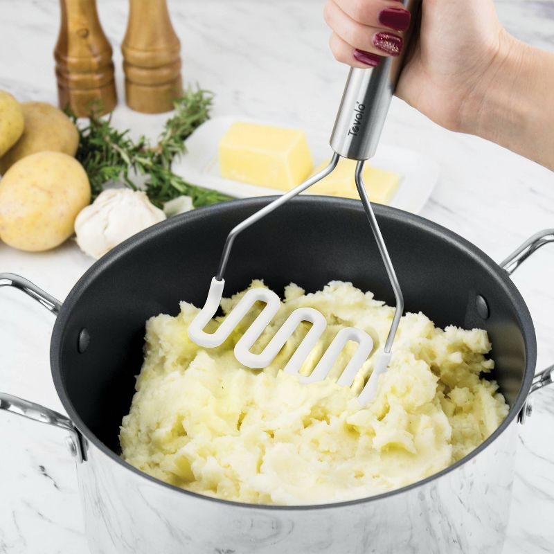 Tovolo 6pc Silicone and Stainless Kitchen Utensil Set White, 4 of 6