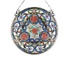 Chloe Lighting Amaryllis Floral Tiffany-Glass Window Panel 24" Wide - 2 of 3