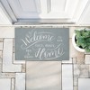 Stupell Industries Loud Crazy Fun Happy Welcome Printed Outdoor Door Mat, design by Caroline Alfreds, 18"x30" - 3 of 4