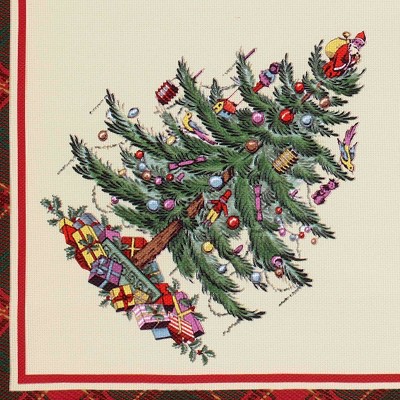 Christmas Tree Tartan Napkins Set of Four