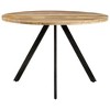 vidaXL Dining Table 43.3 in.x29.5 in. Solid Wood Mango - 2 of 4