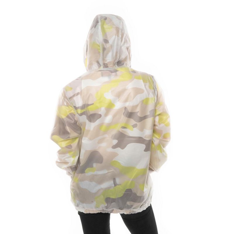 Members Only Women's Translucent Camo Print Popover Oversized Jacket, 4 of 6
