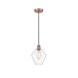Cindyrella - 1 Light Mini Pendant In Industrial Style-11.25 Inches Tall and 8 Inches Wide - 1 of 1