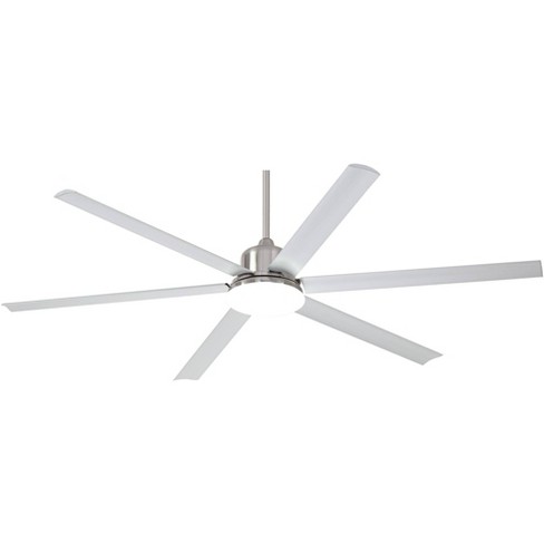 72 Casa Vieja Modern Indoor Outdoor Ceiling Fan With Light Led Dimmable Remote Control Brushed Nickel Damp Rated For Patio Porch Target