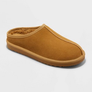 Men's Cruz Genuine Suede Clog Slippers - Goodfellow & Co™ - 1 of 3