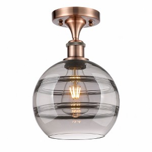 Rochester - 1 Light Semi-Flush Mount In Industrial Style-11.13 Inches Tall and 8 Inches Wide - 1 of 1