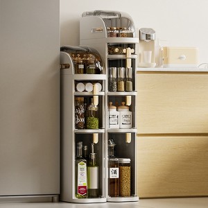 1PC Plastic 18Cm Narrow Size Gap Storage Cabinet Drawer Type Kitchen Gap Multi-Layer Bathroom Narrow Storage Cabinet Rack - 1 of 4