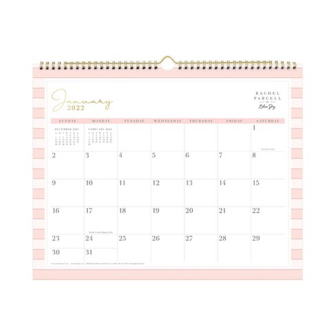 2022 Wall Calendar 15" X 12" Alina - Rachel Parcell By Blue Sky : Target