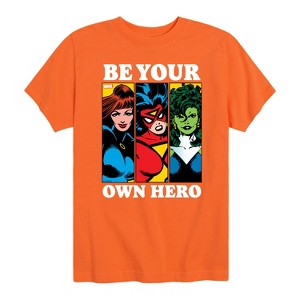 Boys' - Marvel - Be Your Own Hero Short Sleeve Graphic T-Shirt - 1 of 4