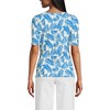 Lands' End Women's Lightweight Jersey Tie Front Top - 2 of 3