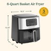 Cuisinart Air Fryer Oven 6-Qt Basket Air Fryer Stainless Steel + 2 Year Warranty - 4 of 4