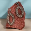 SOHI Women's Antique Gold Party Drop Earrings - 2 of 4