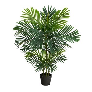 40" Indoor/Outdoor Areca Artificial Palm Tree - Nearly Natural: UV & Weather-Resistant Faux Palm - 1 of 4