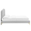 Modway Amber Tufted Performance Velvet Twin Platform Bed - 3 of 4