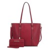MKF Collection Emery Vegan Leather Women’s Tote Bag with Wallet by Mia K - 2 of 4