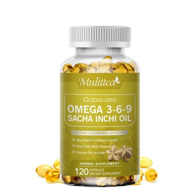 Mulittea Omega 3-6-9 Sacha Inchi Oil Capsules, 60ct