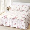 Pink Rose 3-Piece Comforter Set, King Size – Includes 1 Soft Lightweight Comforter and 2 Matching Pillowcases, Floral Bedding - 4 of 4
