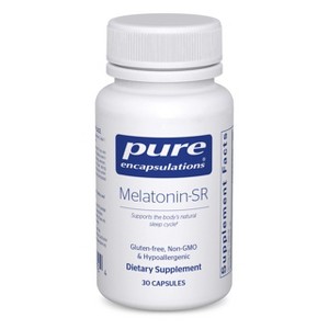 Pure Encapsulations Melatonin-SR - Extended Release Melatonin - Supports Restful Sleep* - Sleep Supplement - Gluten Free & Vegan - 1 of 4