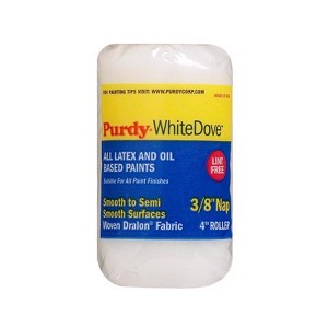 Purdy White Dove Woven Fabric 4 in W X 3/8 in Jumbo Mini Paint Roller Cover 1 pk - 1 of 1