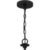 Quoizel Lighting Prescott 8 - Light Chandelier in  Matte Black - 3 of 4