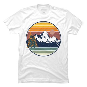 Men's Design By Humans Mountain View By pilipsjanuarius T-Shirt - 1 of 4