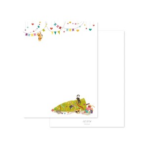 Paper Frenzy Meowy Christmas Cat Themed Holiday Letterhead Paper Pack of 75 - 1 of 1