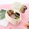 Unique Bargains PU Leather Waterproof  Travel Makeup Bag 1 Pc - 2 of 4