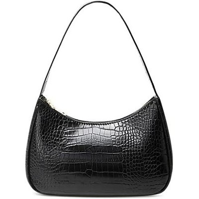 Paaaawaters Shoulder Bags for Women, Cute Hobo Tote Handbag Mini Clutch Purse with Zipper Closure