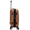 Rockland Melbourne Hardside Expandable Spinner Wheel Luggage Brown Carry-On 20-Inch - 3 of 4
