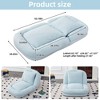 Lycvki Floor Lounge Chair with 5 Adjustable Positions Plush - 3 of 4