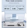 AULA F99 Pro Tri-Mode Mechanical Gaming Keyboard, Hot Swappable Switches, Vibrant RGB Backlit, Long-Lasting, Black - 2 of 4