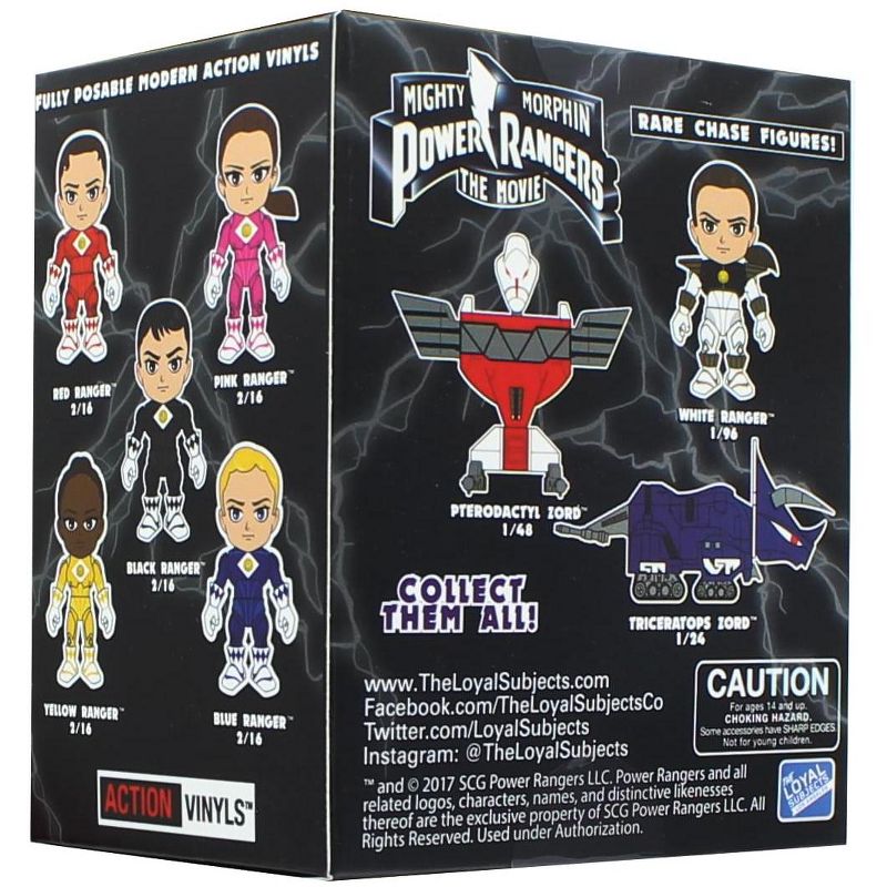 The Loyal Subjects Mighty Morphin Power Rangers Blind Box 3" Action Vinyls Series 2, One Random, 2 of 3