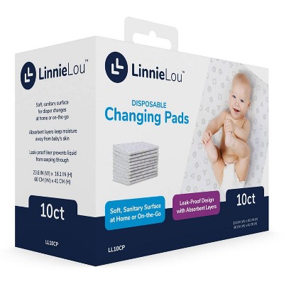 LinnieLou Disposable Change Pads - 10ct
