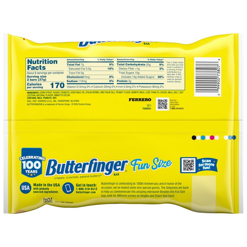 Butterfinger Fun Size Chocolate Candy Bar 10.2oz Bag, 3 of 16