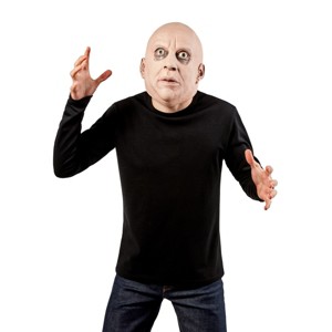 Rubies Wednesday Uncle Fester Mens Overhead Deluxe Latex Mask - 1 of 4