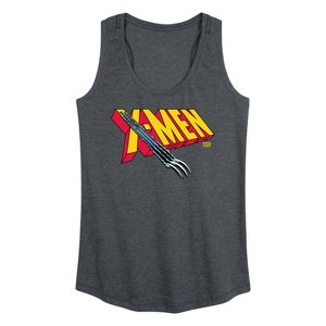 Women's - Marvel - Xmen Claw Rip Graphic Racerback Tank - 1 of 4